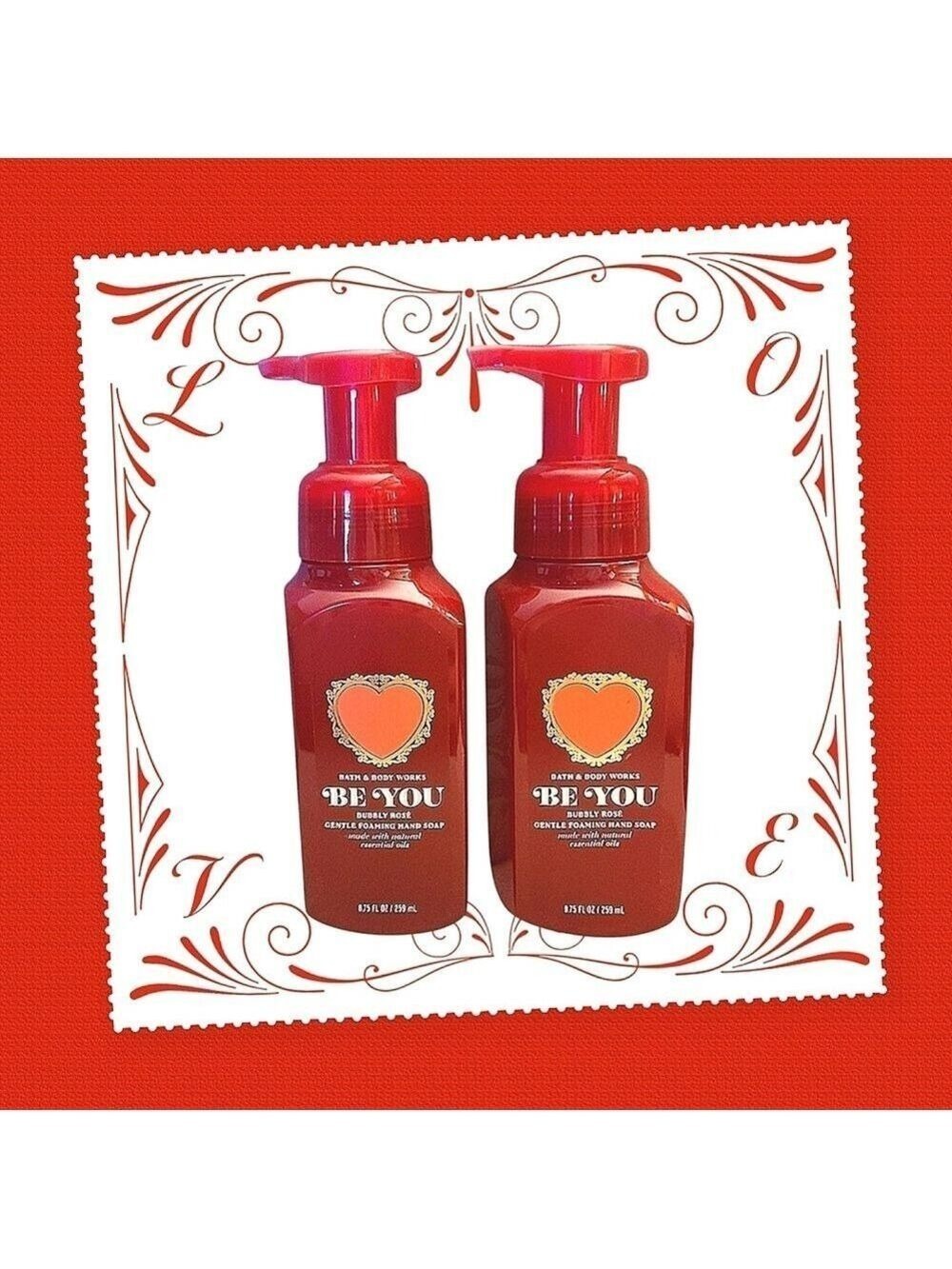 2 HAND SOAPS BUBBLY ROSÉ "BE YOU" ♥️ GENTLE FOAMING BY BATH & BODY WORKS